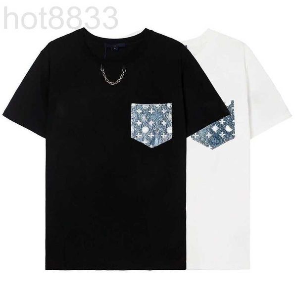men's t-shirts designer trendy brand t shirt pocket letter print chain round neck short sleeve t-shirt cotton women's loose d54f, White;black
men's t-shirts designer trendy brand t shirt pocket letter print chain round neck short sleeve t-shirt cotton women's loose d54f, White;black