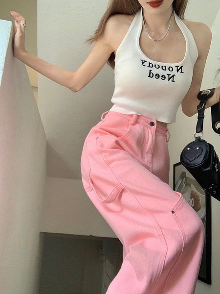 women's jeans harajuku style kawaii baggy pink jean korean streetwear oversize high waist denim pants kpop wide leg trousers pockets 23, Blue
women's jeans harajuku style kawaii baggy pink jean korean streetwear oversize high waist denim pants kpop wide leg trousers pockets 23, Blue