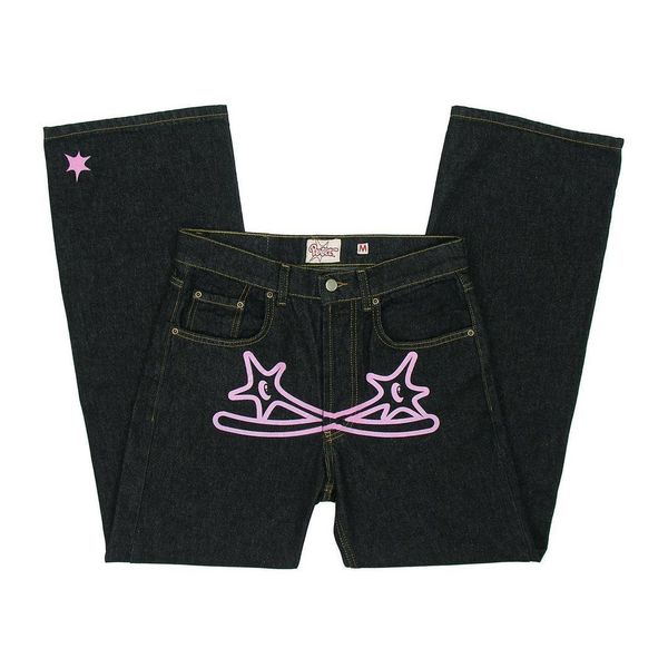 women's pants s street american style y2k hiphop jeans gothic men's loose rock trouser's personality printed trousers ins 230, Black;white
women's pants s street american style y2k hiphop jeans gothic men's loose rock trouser's personality printed trousers ins 230, Black;white