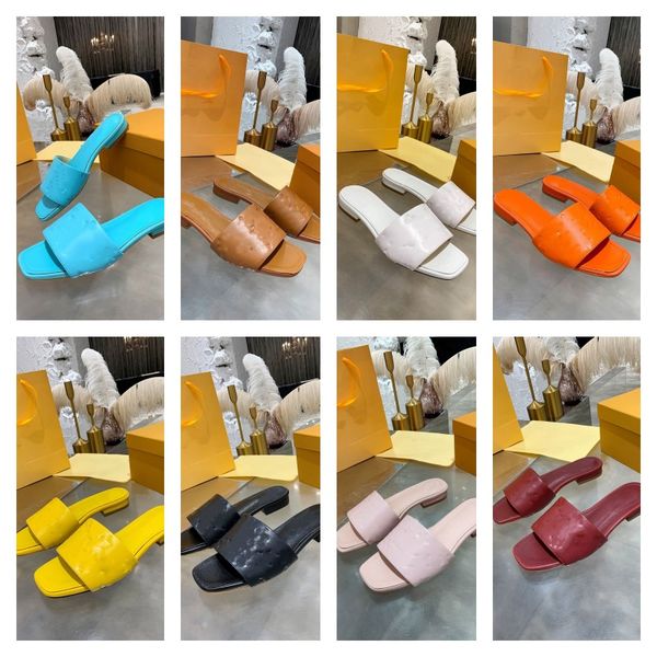 2023 designer women slipper revival flat mules summer casual shoes womens ladies monograms slides sandals designer black pink orange blue br
2023 designer women slipper revival flat mules summer casual shoes womens ladies monograms slides sandals designer black pink orange blue br