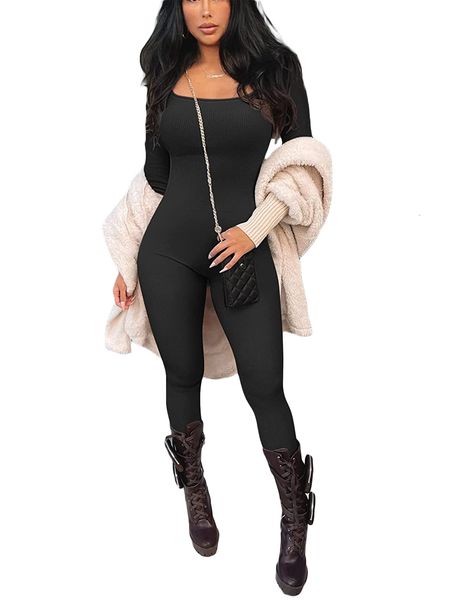 women's jumpsuits rompers y2k clothes bodycon jumpsuits for women long sleeve square neck ribbed solid fitness rompers overalls 230323, Black;white
women's jumpsuits rompers y2k clothes bodycon jumpsuits for women long sleeve square neck ribbed solid fitness rompers overalls 230323, Black;white