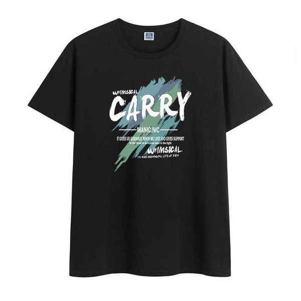 s k2566 printed men's clothing 2023 short sleeve new t-shirt loose print men, White;black
s k2566 printed men's clothing 2023 short sleeve new t-shirt loose print men, White;black