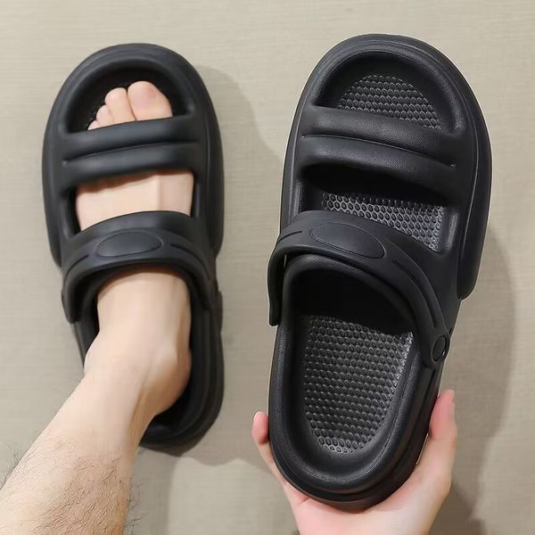summer men's slippers home indoor bathroom non-slip thick bottoming outdoor comfortable casual, Black
summer men's slippers home indoor bathroom non-slip thick bottoming outdoor comfortable casual, Black
