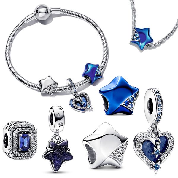 classic 925 sterling silver dazzling star blue sky suspension charm is suitable for primitive pandora bracelet jewelry, Bronze;silver
classic 925 sterling silver dazzling star blue sky suspension charm is suitable for primitive pandora bracelet jewelry, Bronze;silver