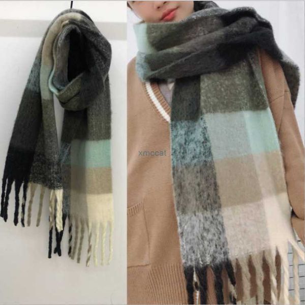 scarves ac scarf womens autumn and winter imitation cashmere thick beard scarf; versatile color bar grid; warm students thickened, Blue;gray
scarves ac scarf womens autumn and winter imitation cashmere thick beard scarf; versatile color bar grid; warm students thickened, Blue;gray
