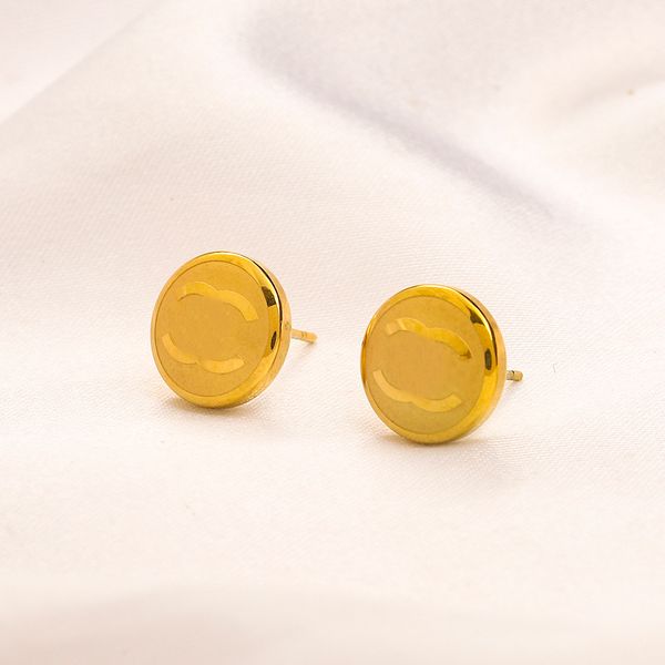 fashion women 18k gold plated designer ear stud earrings brand designers geometry round letters stainless steel earring wedding party jewerl, Golden;silver
fashion women 18k gold plated designer ear stud earrings brand designers geometry round letters stainless steel earring wedding party jewerl, Golden;silver
