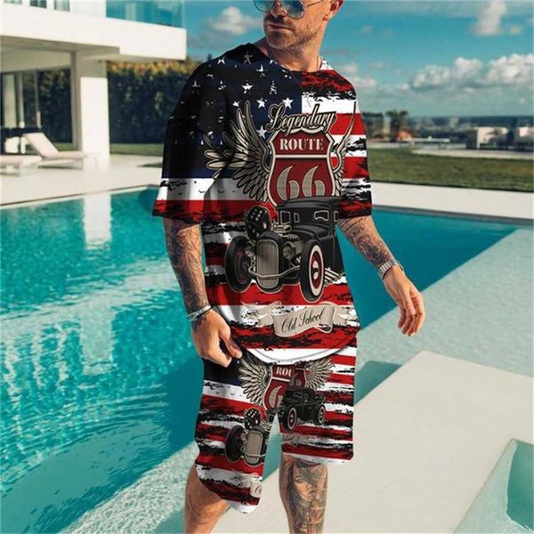men's summer casual t-shirt set 3d printing fashion hip hop o-neck shirt beach shorts men, White;black
men's summer casual t-shirt set 3d printing fashion hip hop o-neck shirt beach shorts men, White;black