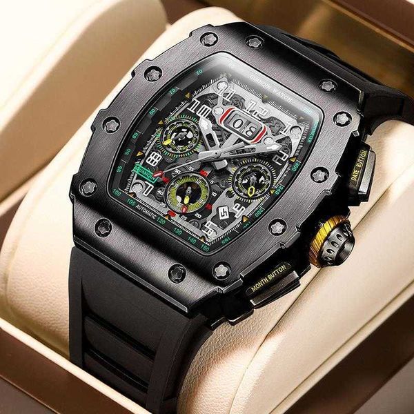 richa milles mechanical watch watches s new mens bucket shaped fully automatic hollow out temperament unique waterproof men, Slivery;black
richa milles mechanical watch watches s new mens bucket shaped fully automatic hollow out temperament unique waterproof men, Slivery;black