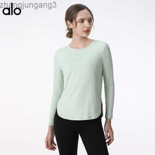 alos yoga t shirt dress women's autumn leisure running fitness quick-drying shirt loose breathable sports long sleeve t-shirt, White
alos yoga t shirt dress women's autumn leisure running fitness quick-drying shirt loose breathable sports long sleeve t-shirt, White