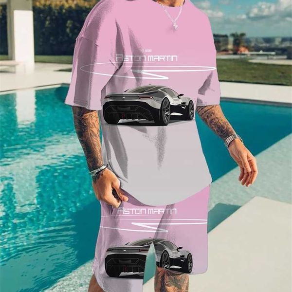 loose size short sleeve t-shirt beach men's casual printed shorts set wear, White;black
loose size short sleeve t-shirt beach men's casual printed shorts set wear, White;black