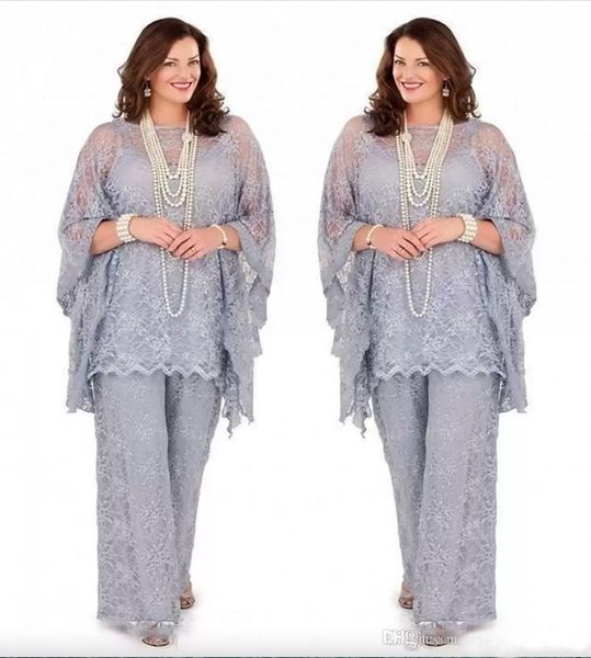 custom made plus size mother of the bride pant suits long sleeves three pieces silver gray formal women groom lace mother dresses, Black;red
custom made plus size mother of the bride pant suits long sleeves three pieces silver gray formal women groom lace mother dresses, Black;red