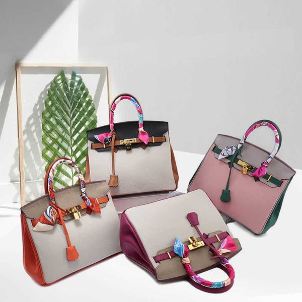 designer bag birkins new leather women's head color pattern hand fashion trend straddle shoulder
designer bag birkins new leather women's head color pattern hand fashion trend straddle shoulder