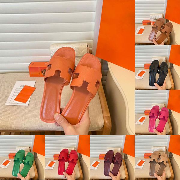 women oran sandal luxury designer sandals h letter leather lady paris flat shoes orange summer beach casual slides fashion slippers size 35-, Black
women oran sandal luxury designer sandals h letter leather lady paris flat shoes orange summer beach casual slides fashion slippers size 35-, Black