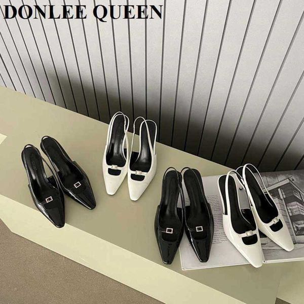 women pumps slingback sandals fashion stiletto square toe high heels shoes rhinestone buckle dress party shoes brand mules mujer 230223, Black
women pumps slingback sandals fashion stiletto square toe high heels shoes rhinestone buckle dress party shoes brand mules mujer 230223, Black