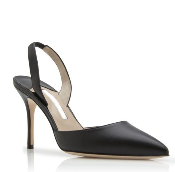 brand women slingback pump pop sandal slingback pumps leather and suede shoes wedding party classic pointed comfort shoes with box 35-43, Black
brand women slingback pump pop sandal slingback pumps leather and suede shoes wedding party classic pointed comfort shoes with box 35-43, Black