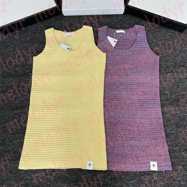 fashion designer knitted dress summer breathable vest dress for womens sleeveless casual dress, Black
fashion designer knitted dress summer breathable vest dress for womens sleeveless casual dress, Black