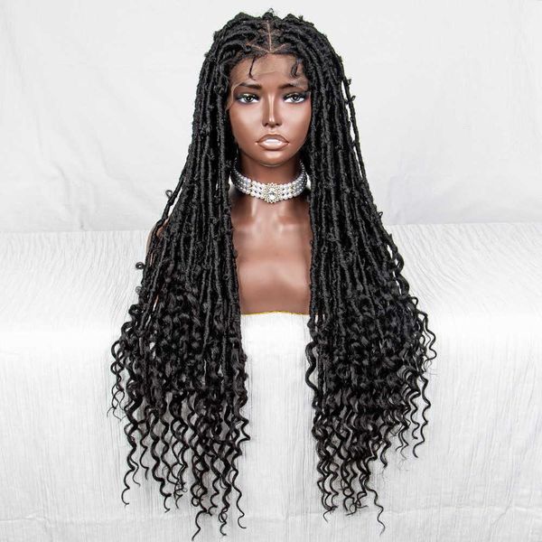 popular all lace new wthd-031 chemical fiber braid head cover lace wig230323, Black
popular all lace new wthd-031 chemical fiber braid head cover lace wig230323, Black