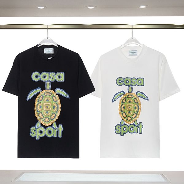 casablanca 23 spring summer new turtle crack alphabet print mens casual shirt womens loose real silk shirt short sleeve luxury t shirt high-, White;black
casablanca 23 spring summer new turtle crack alphabet print mens casual shirt womens loose real silk shirt short sleeve luxury t shirt high-, White;black