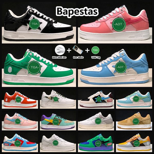 bapestas running shoes baped platform shoe sta black white blue orange green pink beige suede black blue suede leather grey green sneakers f
bapestas running shoes baped platform shoe sta black white blue orange green pink beige suede black blue suede leather grey green sneakers f