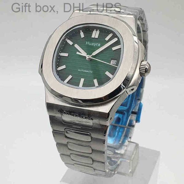 steel superclone 3k 5711 strap 8mm cal324c luxury mechanical stainless men's watch 40mm square brushed case automatic date green dial c, Slivery;brown
steel superclone 3k 5711 strap 8mm cal324c luxury mechanical stainless men's watch 40mm square brushed case automatic date green dial c, Slivery;brown