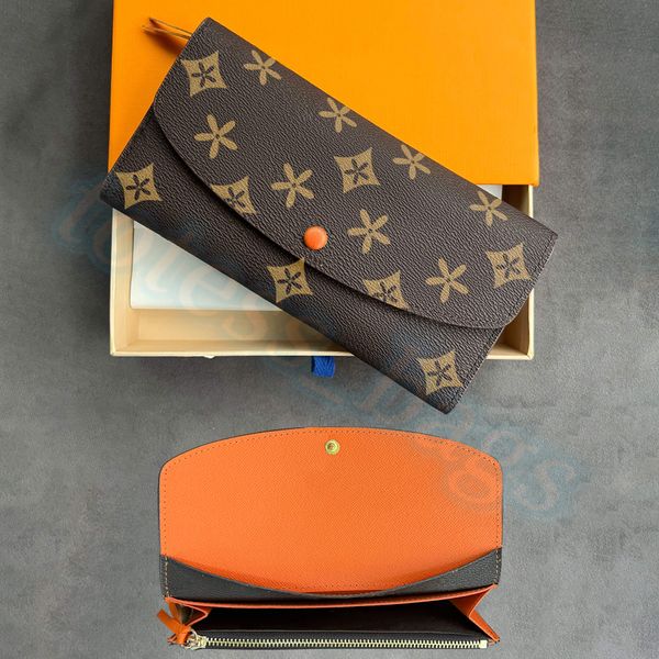 card holders 2023 women's coin purses m60697 emilie long wallet mens purse 4 credit card slots luxury designer button wallets cardholde, Red;black
card holders 2023 women's coin purses m60697 emilie long wallet mens purse 4 credit card slots luxury designer button wallets cardholde, Red;black