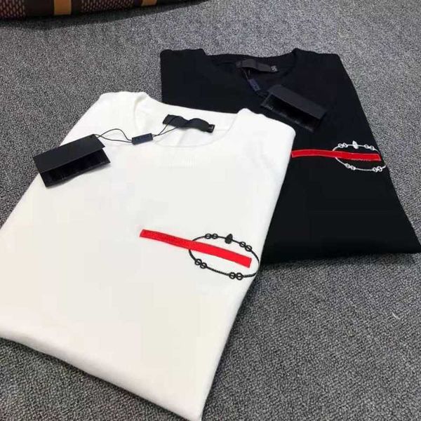 men's sweaters popularmens wool with letters pattern colorful round neck sweatshirts knits long sleeevs outwears warm man prad sweater, White;black
men's sweaters popularmens wool with letters pattern colorful round neck sweatshirts knits long sleeevs outwears warm man prad sweater, White;black