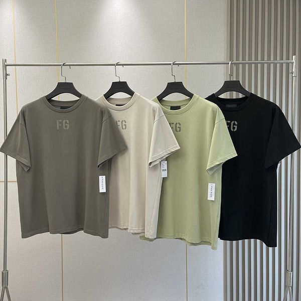 essentialls t shirt for men women fg sport tshirt fashion brand letter flocked men's and women's high street fashion brand short s, White;black
essentialls t shirt for men women fg sport tshirt fashion brand letter flocked men's and women's high street fashion brand short s, White;black