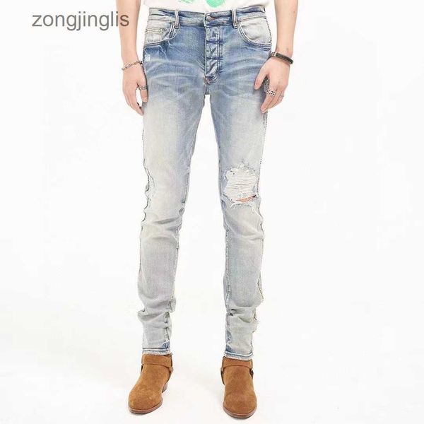 patch long 2023 fashion amirs knee men's street jeans brand designer slim pants hole off high beggar pants gwcg, Blue
patch long 2023 fashion amirs knee men's street jeans brand designer slim pants hole off high beggar pants gwcg, Blue