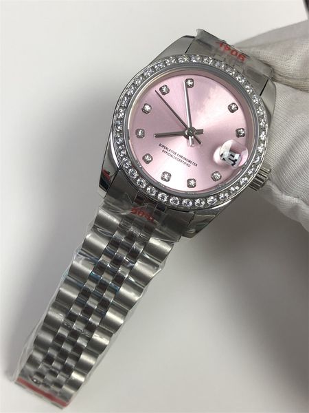 womens watch 31mm gold stainless steel woman 2813 movement diamond bezel lady ladies wristwatches, Slivery;golden
womens watch 31mm gold stainless steel woman 2813 movement diamond bezel lady ladies wristwatches, Slivery;golden
