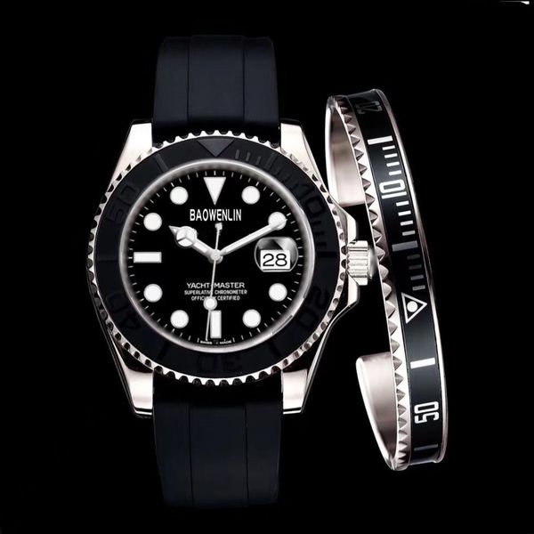 watch ym 42 mm rubber belt resistance diving crime dial 2813 nautical style automatic luxury watches men wristwatches iced out mon280z, Slivery;brown
watch ym 42 mm rubber belt resistance diving crime dial 2813 nautical style automatic luxury watches men wristwatches iced out mon280z, Slivery;brown