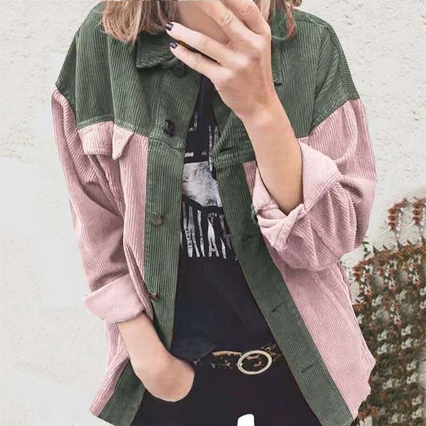 women's jackets autumn casual corduroy jacket winter shirt for loose coat overshirt female 230323, Black;brown
women's jackets autumn casual corduroy jacket winter shirt for loose coat overshirt female 230323, Black;brown