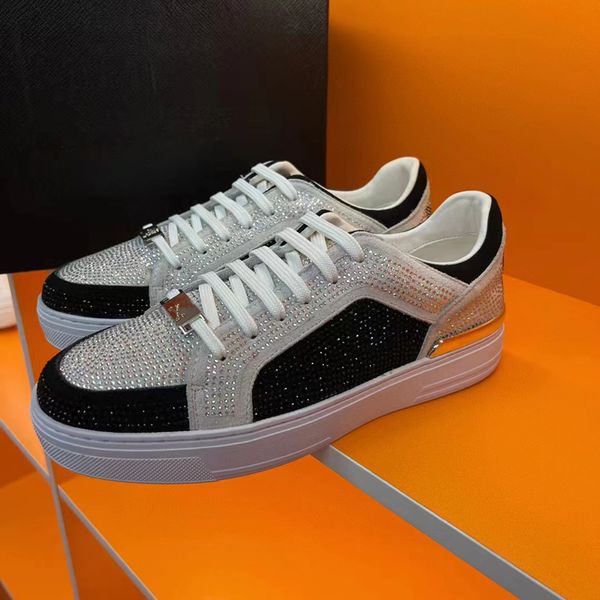 fashion casuals shoes men loafers skull&bones thick bottom running sneaker italy refined elastic band low strass leather designer casual ten, Black
fashion casuals shoes men loafers skull&bones thick bottom running sneaker italy refined elastic band low strass leather designer casual ten, Black