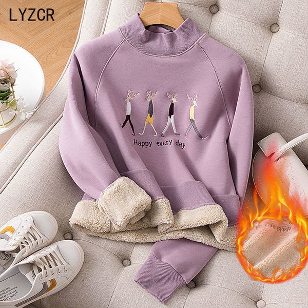 men's hoodies sweatshirts winter thick cashmere sweatshirt for women half turtleneck warm velvet women's sweatshirst thicken fleec, Black
men's hoodies sweatshirts winter thick cashmere sweatshirt for women half turtleneck warm velvet women's sweatshirst thicken fleec, Black