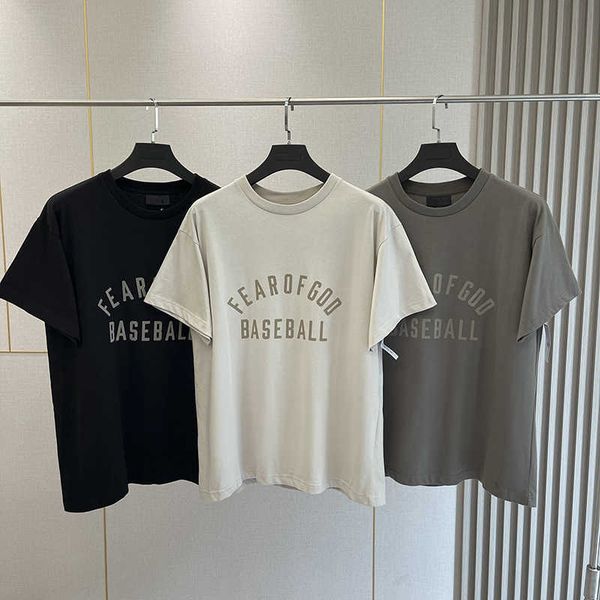 essentialls t shirt for men women fg sport tshirt season mainline baseball flock print high street fashion brand short sleeve loose fit, White;black
essentialls t shirt for men women fg sport tshirt season mainline baseball flock print high street fashion brand short sleeve loose fit, White;black