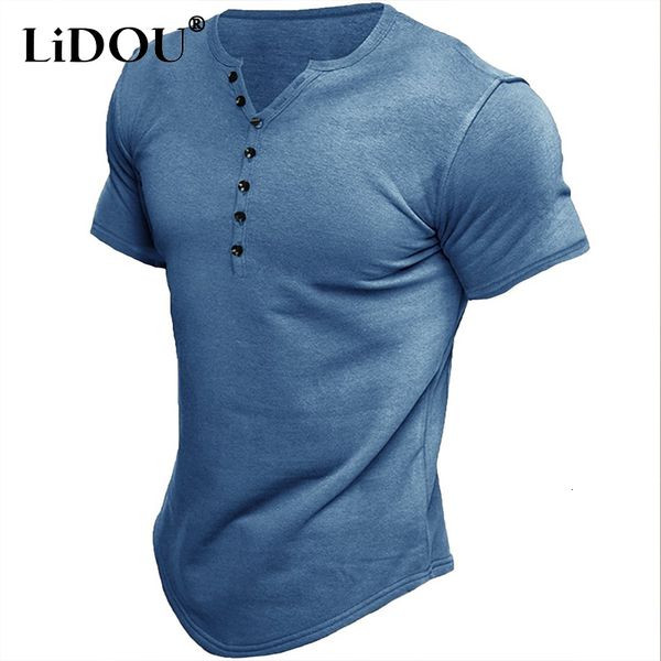 mens polos harajuku cotton henley shirt for men solid button short sleeve tshirt loose casual men male clothing 230323, White;black
mens polos harajuku cotton henley shirt for men solid button short sleeve tshirt loose casual men male clothing 230323, White;black