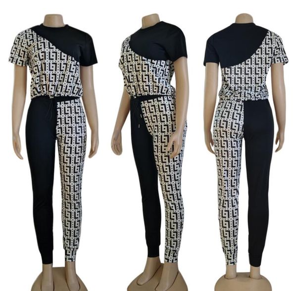 women's two piece pants 2023 summer fashion casual women's short sleeve pants set women's tracksuits, White
women's two piece pants 2023 summer fashion casual women's short sleeve pants set women's tracksuits, White