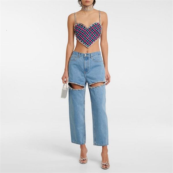 women's jeans spring and summer women's highwaistedninepoint jeans y2k fashion high street diamondstuddedhollowed out straight leg, Blue
women's jeans spring and summer women's highwaistedninepoint jeans y2k fashion high street diamondstuddedhollowed out straight leg, Blue