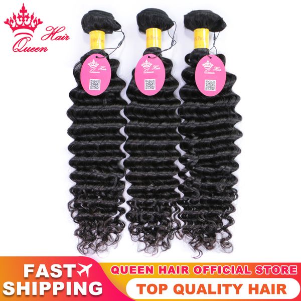peruvian deep wave raw hair bundles 100% human hair weave bundles deal natural color raw virgin vendors queen hair official store, Black
peruvian deep wave raw hair bundles 100% human hair weave bundles deal natural color raw virgin vendors queen hair official store, Black