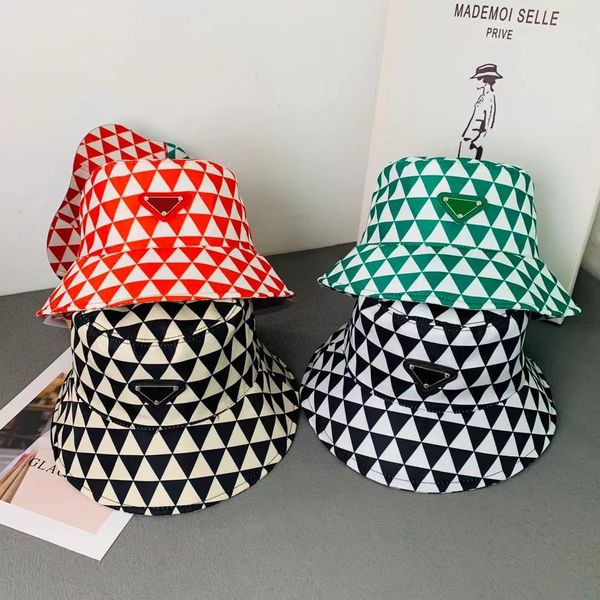 women fashion designer bucket hats autumn winter cotton triangle letter beanie couple outdoor sports plaid bonnet, Blue;gray
women fashion designer bucket hats autumn winter cotton triangle letter beanie couple outdoor sports plaid bonnet, Blue;gray