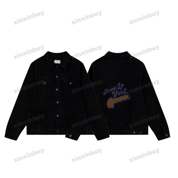 xinxinbuy men designer coat jacket hoodie paris flocked letter print denim long sleeve women black khaki blue grey m-2xl, Black;brown
xinxinbuy men designer coat jacket hoodie paris flocked letter print denim long sleeve women black khaki blue grey m-2xl, Black;brown