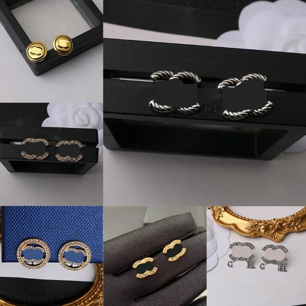 23ss 20style mixed luxury brand designers letters stud 18k gold plated 925 silver famous women crystal rhinestone pearl earring wedding part, Golden;silver
23ss 20style mixed luxury brand designers letters stud 18k gold plated 925 silver famous women crystal rhinestone pearl earring wedding part, Golden;silver