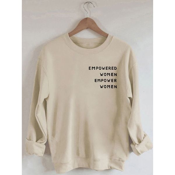 women's tshirt empowered empower print oneck long sleeve casual sweatshirt 230323, White
women's tshirt empowered empower print oneck long sleeve casual sweatshirt 230323, White