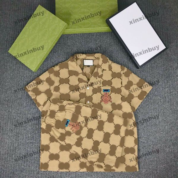 xinxinbuy men designer tee t shirt 23ss pineapple jacquard letter fabric short sleeve cotton women black white blue red khaki s-2xl, Black;brown
xinxinbuy men designer tee t shirt 23ss pineapple jacquard letter fabric short sleeve cotton women black white blue red khaki s-2xl, Black;brown