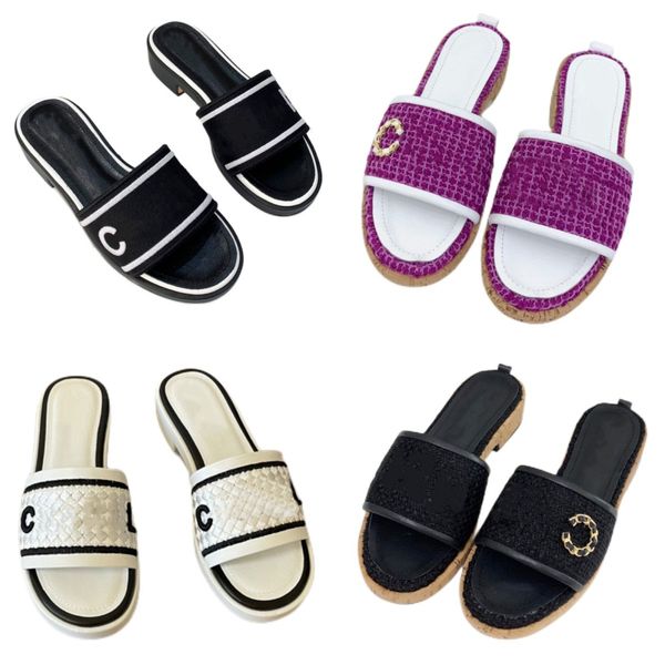 women's slippers metal letter beach shoes ringer lattice platform shoes open toe designer shoes chunky heel scuffs wood bottom summer o, Black
women's slippers metal letter beach shoes ringer lattice platform shoes open toe designer shoes chunky heel scuffs wood bottom summer o, Black