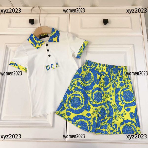 2023 baby clothes summer polo shirt suit 2-piece set kids designer t shirt and classic printed shortssize 110-160 cm, White
2023 baby clothes summer polo shirt suit 2-piece set kids designer t shirt and classic printed shortssize 110-160 cm, White