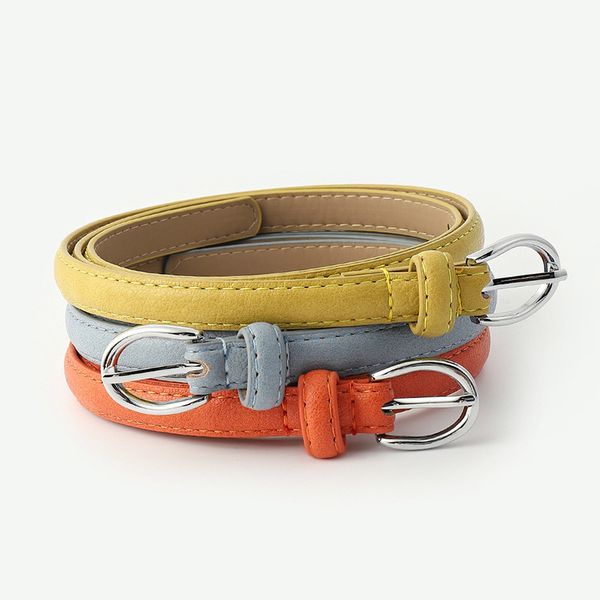 s3545 decoration slim belt for women dress jeans metal needle buckle simple candy color pu leather belts, Black;brown
s3545 decoration slim belt for women dress jeans metal needle buckle simple candy color pu leather belts, Black;brown