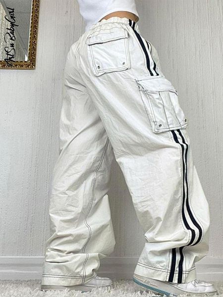 women's jeans baggy white pant low rise cargo jogging lace up wide leg side stripe streetwear loose denim trousers 230323, Blue
women's jeans baggy white pant low rise cargo jogging lace up wide leg side stripe streetwear loose denim trousers 230323, Blue