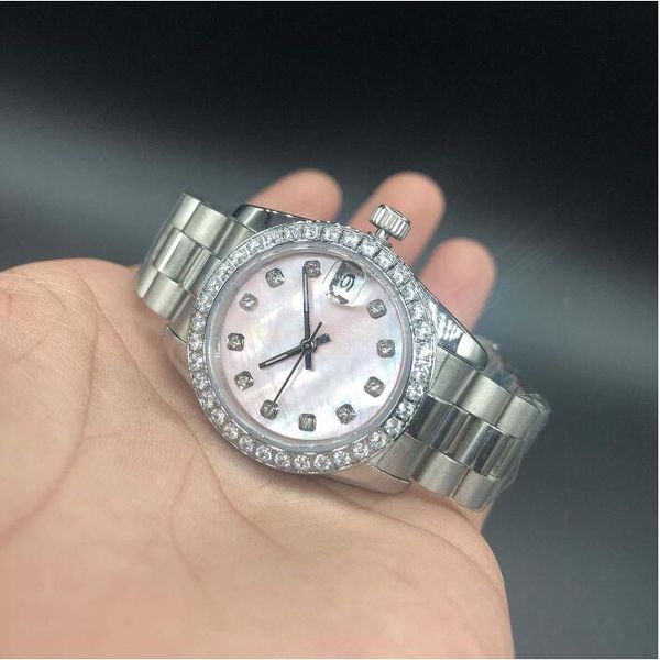 diamond women's stainless watch auto mechanical multi-color 31mm bezel gift for ladies at low price, Slivery;brown
diamond women's stainless watch auto mechanical multi-color 31mm bezel gift for ladies at low price, Slivery;brown