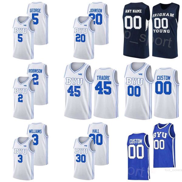 byu cougars college basketball 5 gideon george jerseys 2 jaxson robinson 30 dallin hall 45 fousseyni traore rudi williams spencer johnson se, Black
byu cougars college basketball 5 gideon george jerseys 2 jaxson robinson 30 dallin hall 45 fousseyni traore rudi williams spencer johnson se, Black
