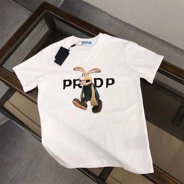 2023 summer new men's t-shirt classic cotton print cartoon short sleeve t-shirt men's and women's loose crew neck, White;black
2023 summer new men's t-shirt classic cotton print cartoon short sleeve t-shirt men's and women's loose crew neck, White;black